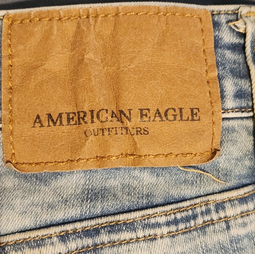 American Eagle Outfitters Men's Blue Jean Shorts Flex Denim